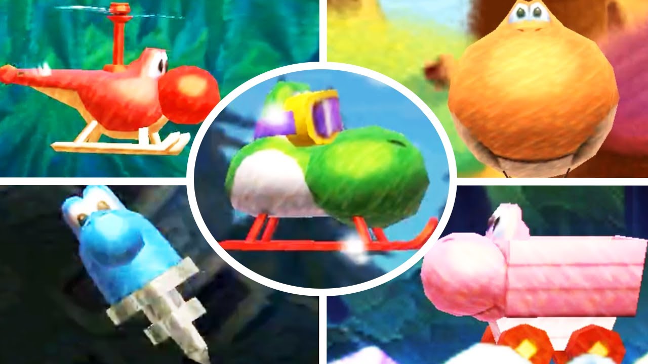 Yoshi's New Island - All Transformations