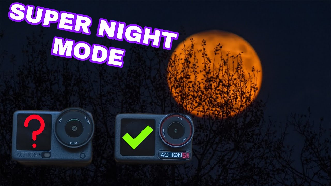 Action 6 Super Night Mode vs Action 5 Pro | The Real Difference