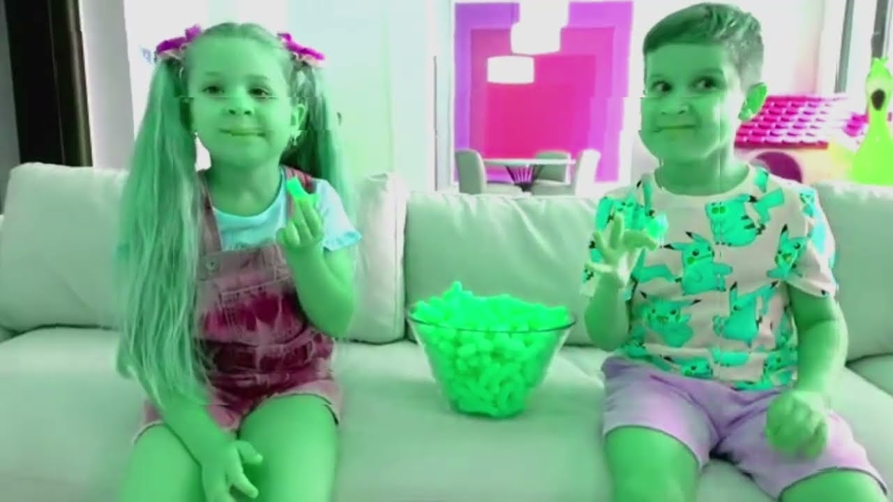 Diana and Roma watched a movie/ClipsEffects Sponsored by Gammavision csupo 