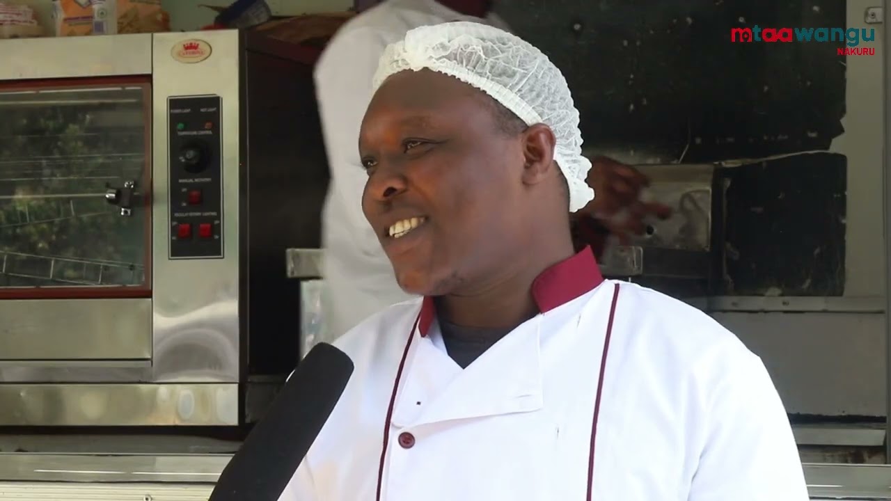 Inside Rosemary's food truck in Nakuru city