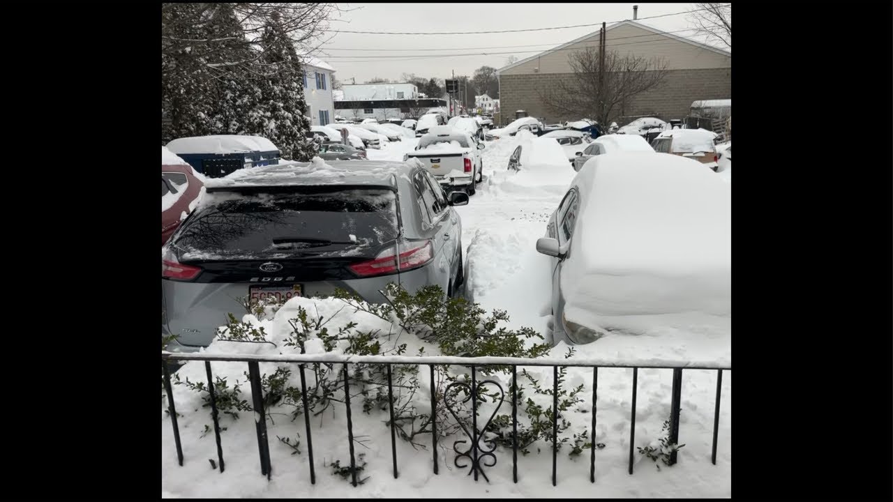 We got buried with snow