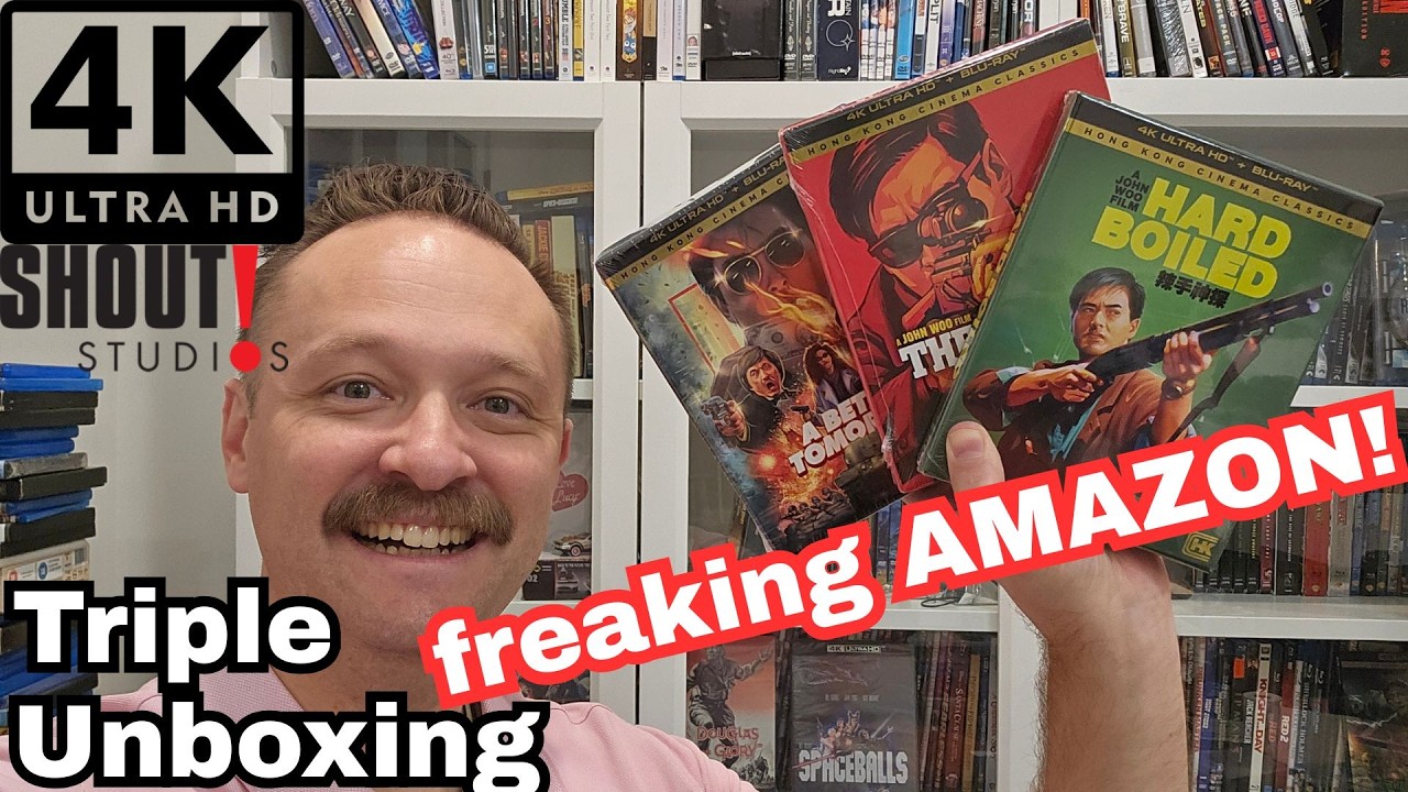 Распаковка тройного 4K-издания классики гонконгского кино! «Крутой парень» + «Убийца» + трилогия ...