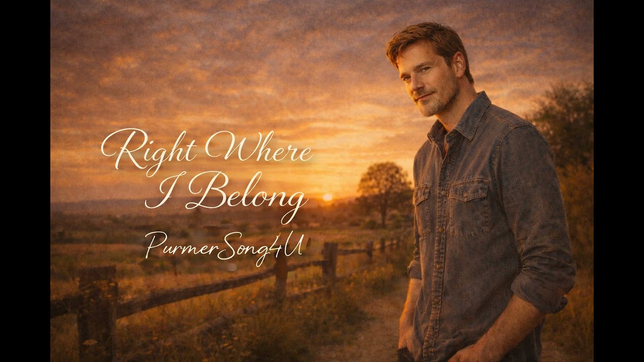 Right Where I Belong – Original Love Song | PurmerSong4U