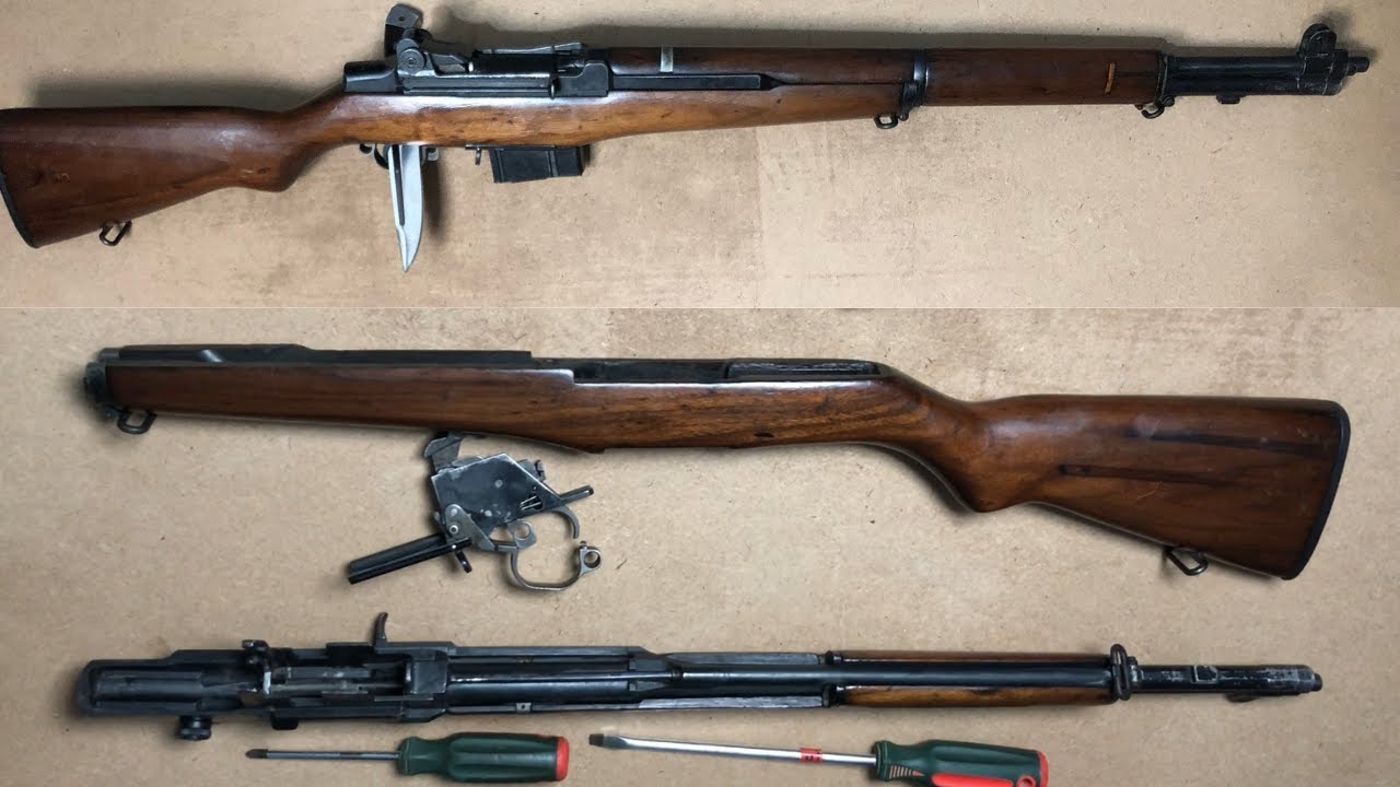 M1 Garand With Box Magazine  Disassemble and Assemble | World War II Springfield Riffle