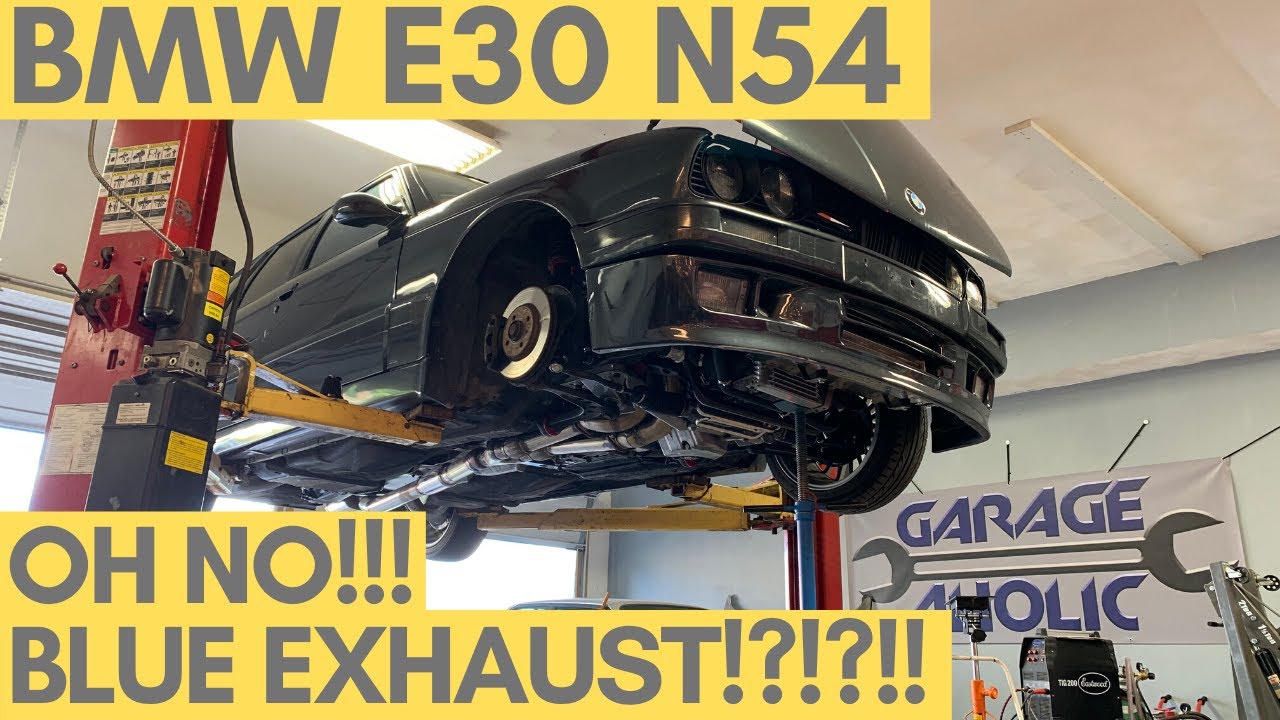 Part 34: The E30 N54 Common Blue Exhaust Smoke Issue Caused By A Bad...What??