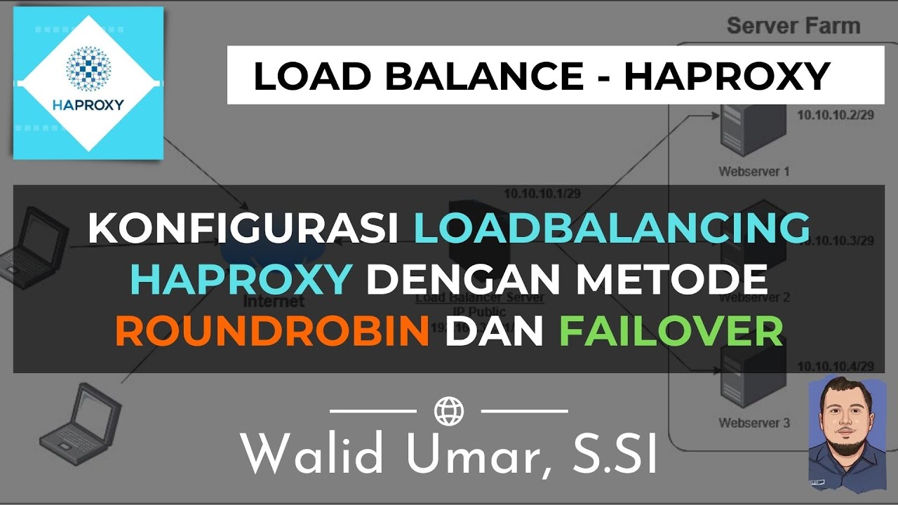 Belajar Konfigurasi Load Balance dengan HAProxy -  Debian 11 Server (Praktikum Praktikum TKJ/TJKT)