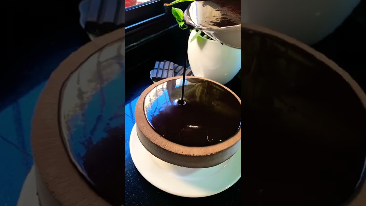 Gla&ccedil;age miroir | entremet chocolat caramel 🍫