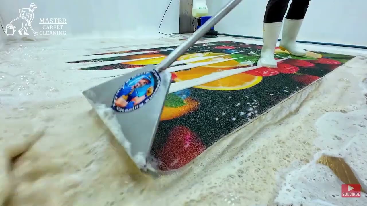 沉浸式解压洗地毯#沉浸式清洗#解压洗地毯#强迫症#深度清洁#清洗地毯