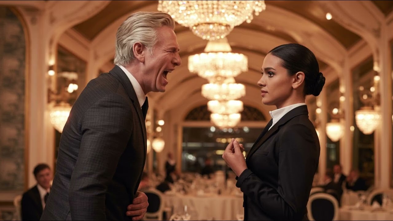 Un milliardaire crie sur une serveuse, puis sa réponse fait taire tout le monde