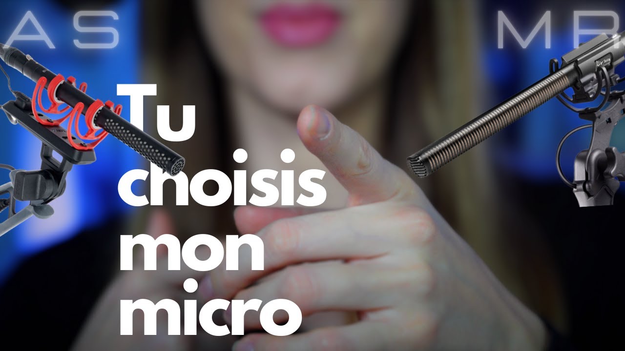 ASMR Aide-moi à choisir mon nouveau micro ! 🎙️ Rode ou Sennheiser ?