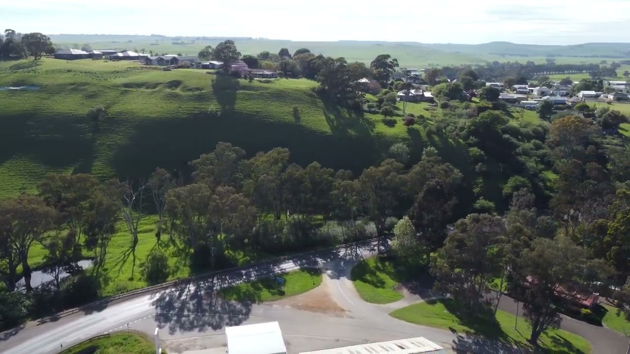 Aerial view of Casterton, Victoria