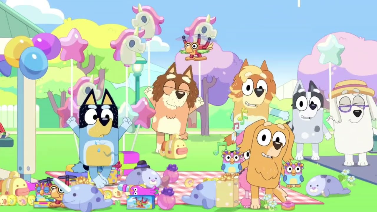 Bluey Let's Play 🐶 Playground Playfull - Bluey & Bingo's Fun Playtime | Fun Kids Gameplay
