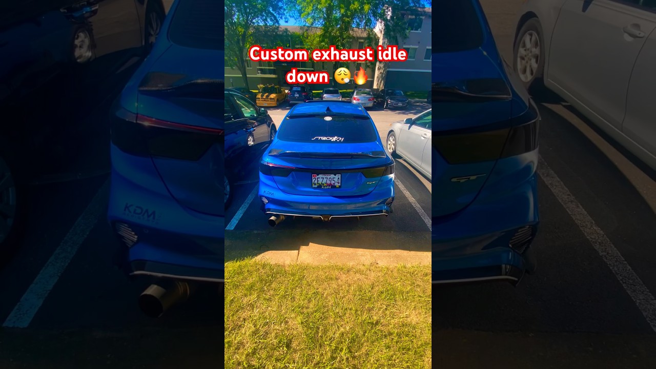 Kia Forte Custom exhaust idle down 🔥#car #automobile #viral #kia #trending #shorts