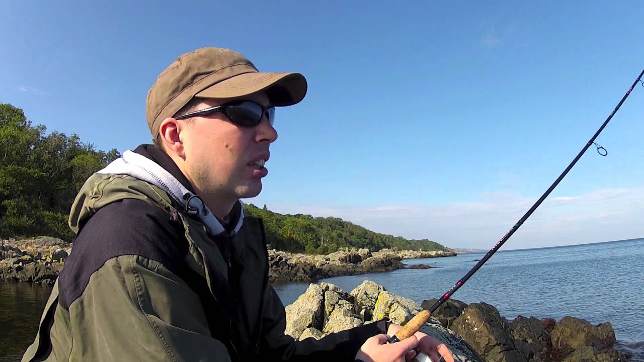 Ormefiskeri fra klipper
