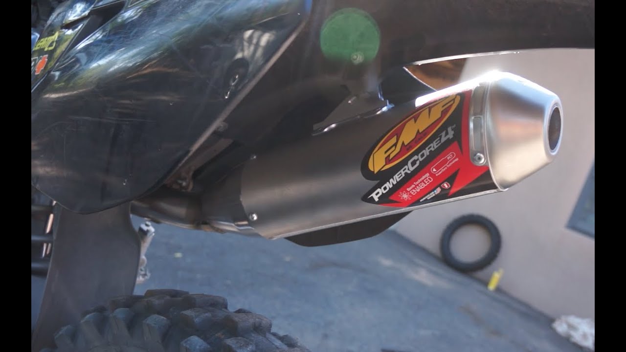 New FMF Powercore 4 Exhaust Install!