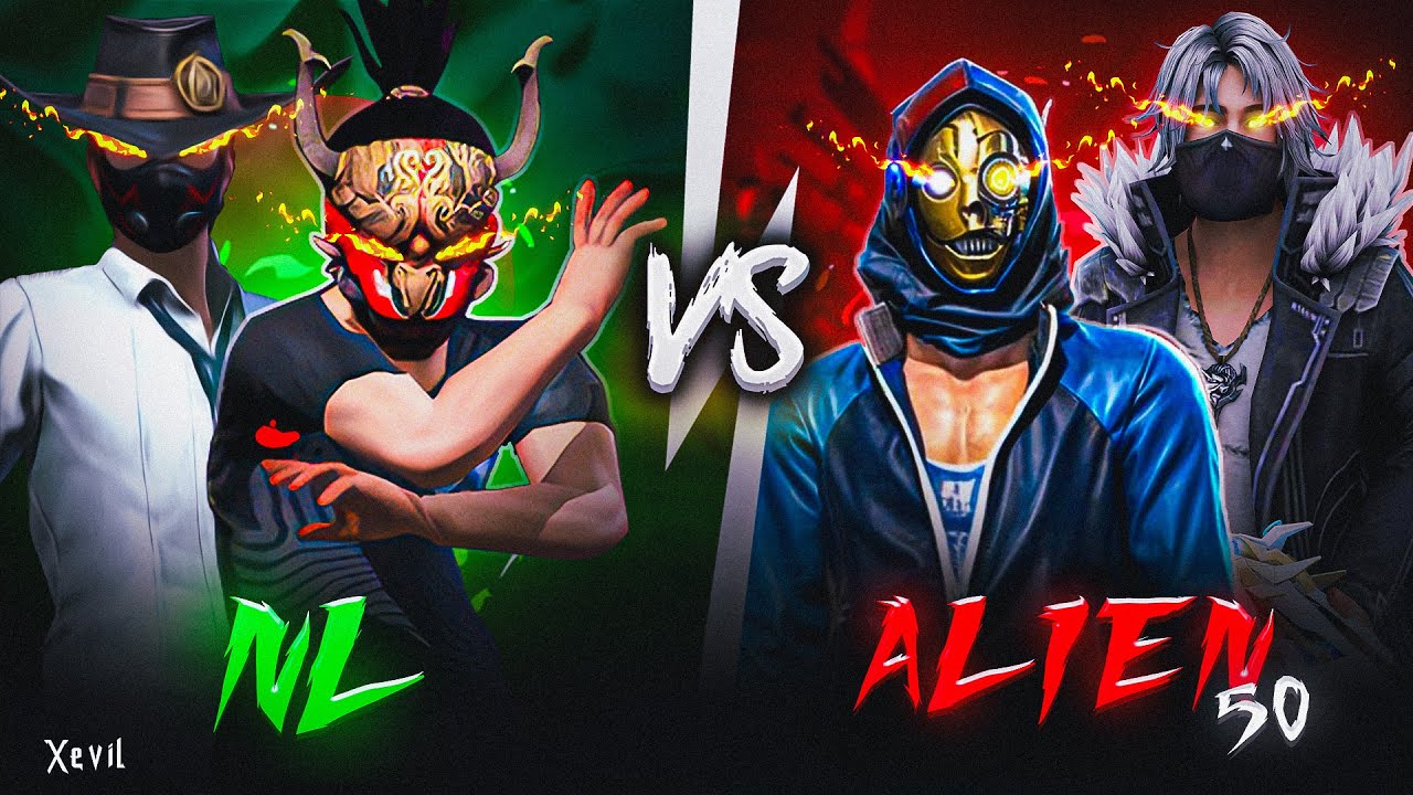 Alien 50 vs NL 🔥 4  v  4 👑