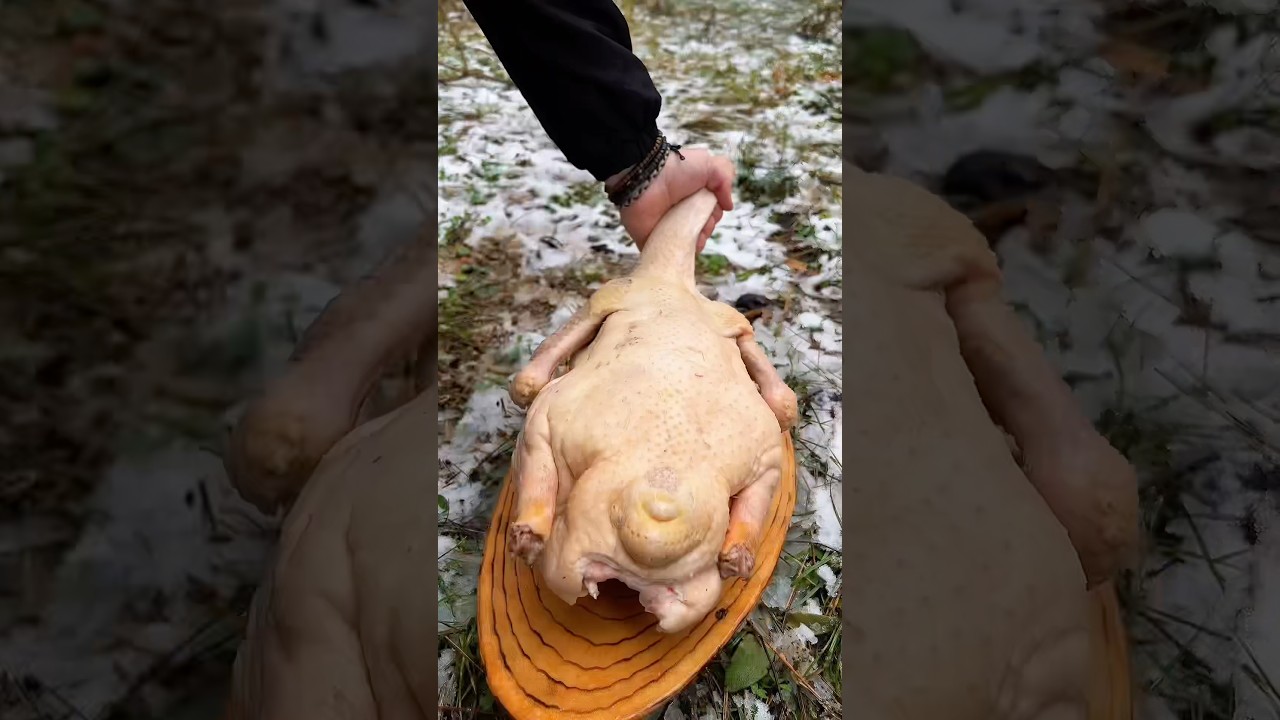 Doğada Kaz Eti 🪿🔥 ( Goose meat in nature ) #easy #cooking #camping #food #recipe #easy