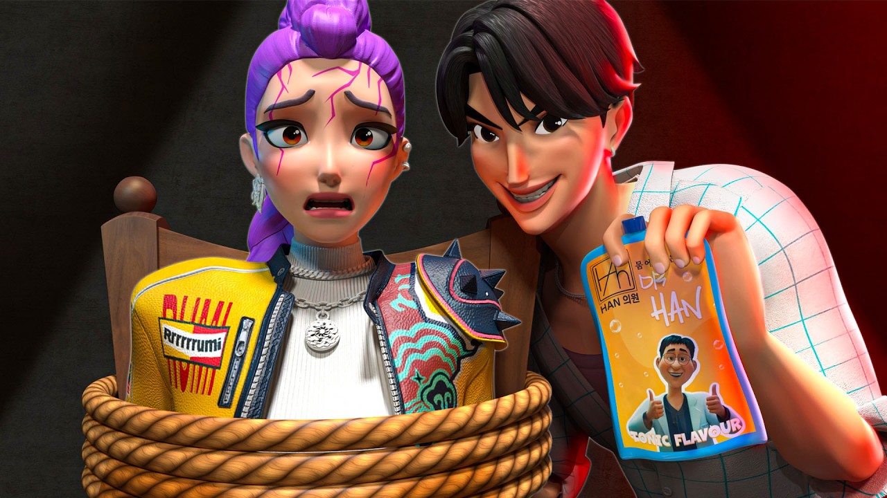 DR. HAN'S TONIC is REALLY GOOD?! SAJABOYS RESCUE HUNTRIX | KPop Demon Hunters Animation