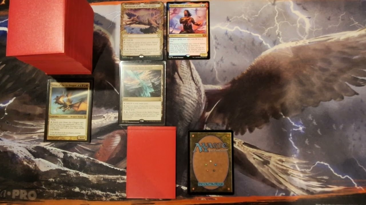 MTG Burgeoning Episode 1338:  Scion of the Ur-Dragon EDH Deck:  UP & UP Series