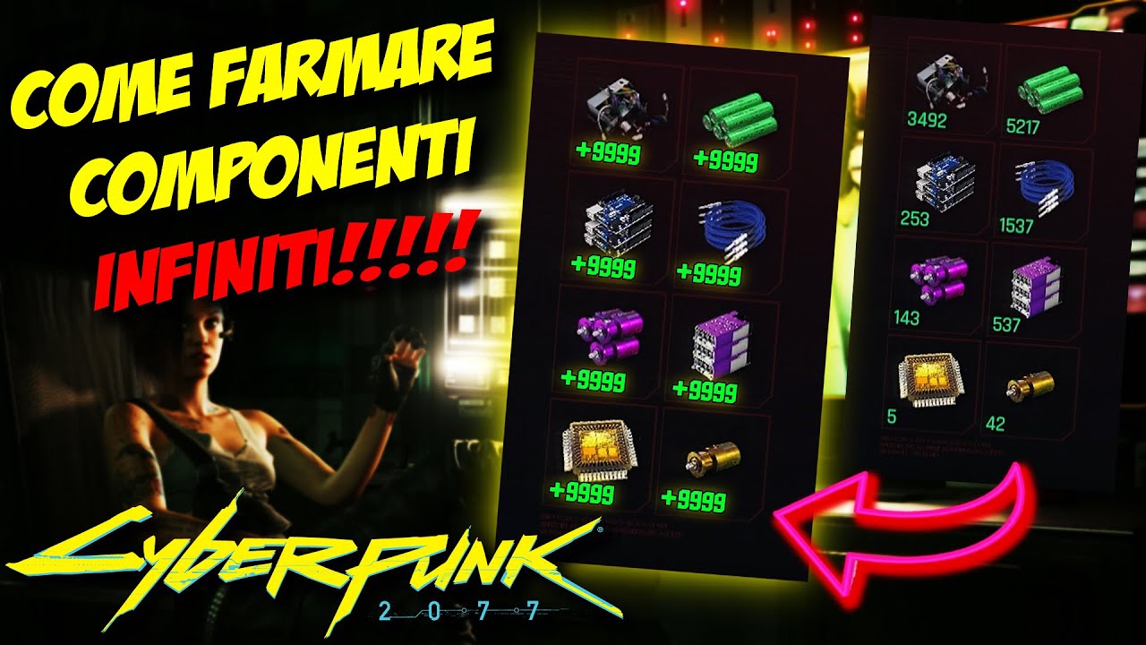 FARM di COMPONENTI INFINITI - Guida Cyberpunk [ITA]