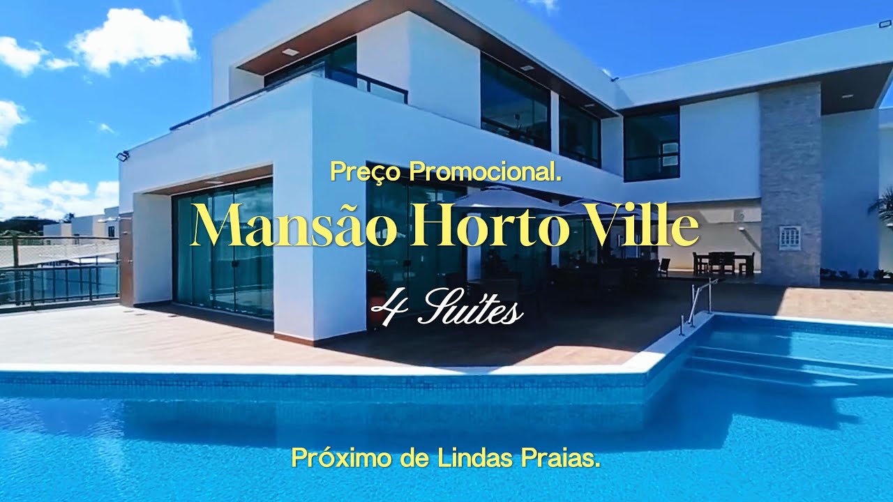 EXCELENTE CASA À VENDA (4 Suítes) – CONDOMÍNIO HORTOVILLE