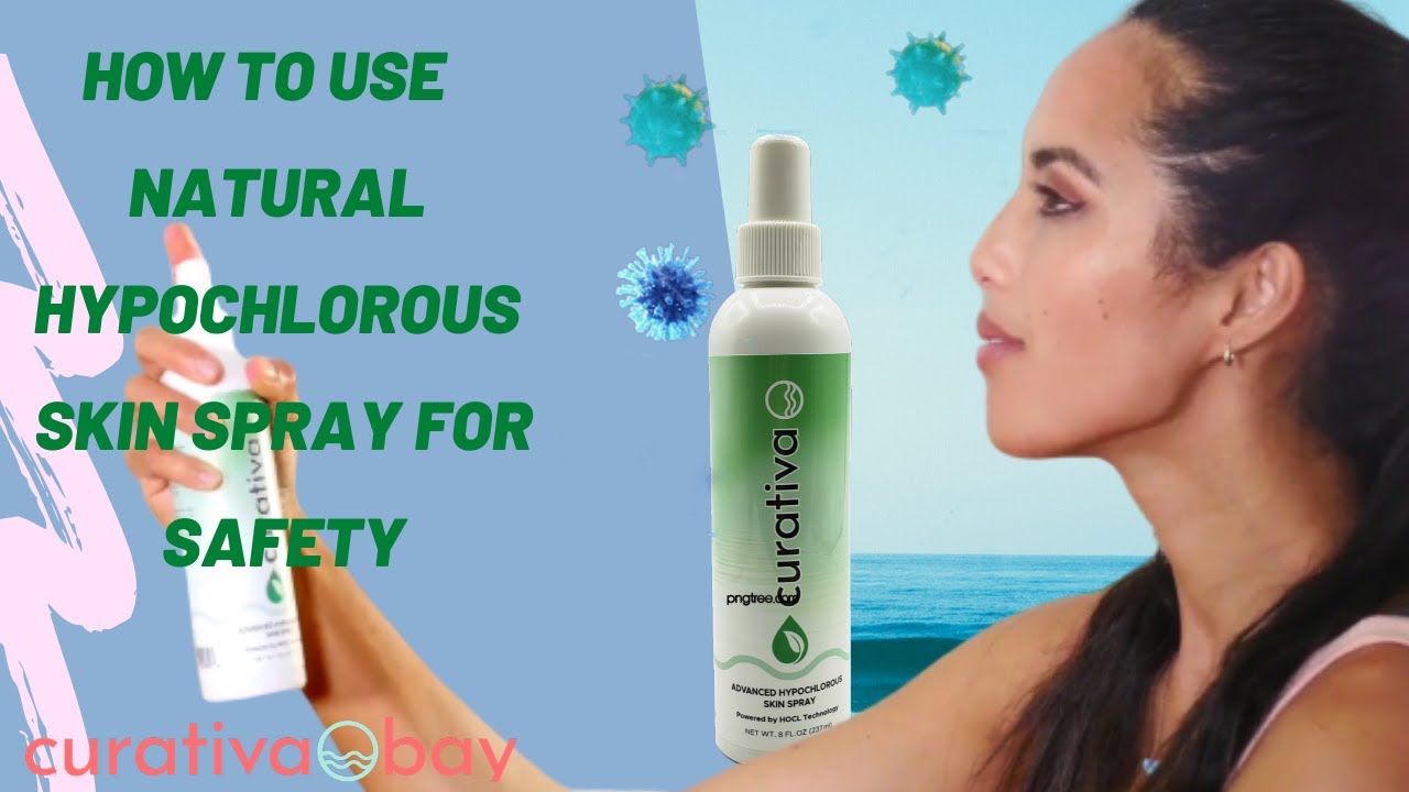 Learn how to apply Curativa Bay Natural Hypochlorous skin Spray for maximum protection!!