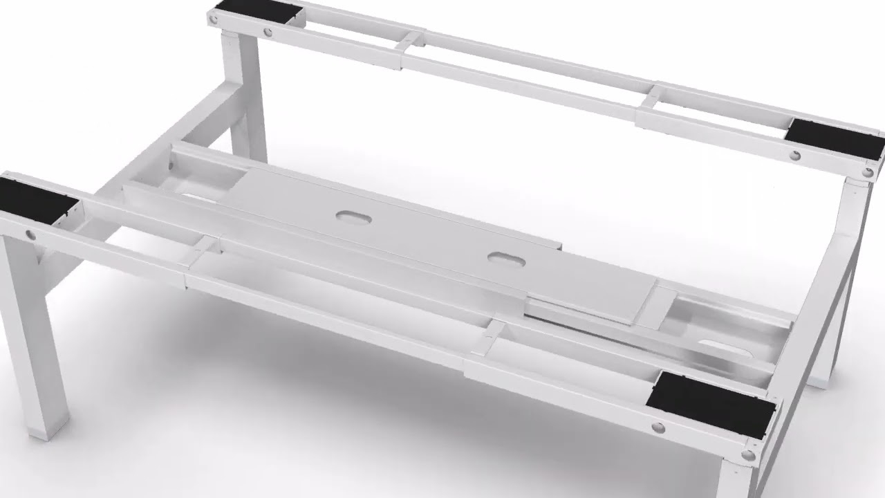 Duo bench elektrisch verstelbaar zitsta bureau Teez