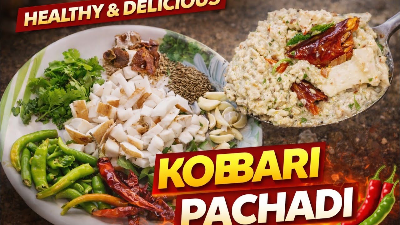 Amma Style Kobbari Pachadi | Secret Taste Revealed!😋🥥 |5 నిమిషాల్లో కొబ్బరి పచ్చడి