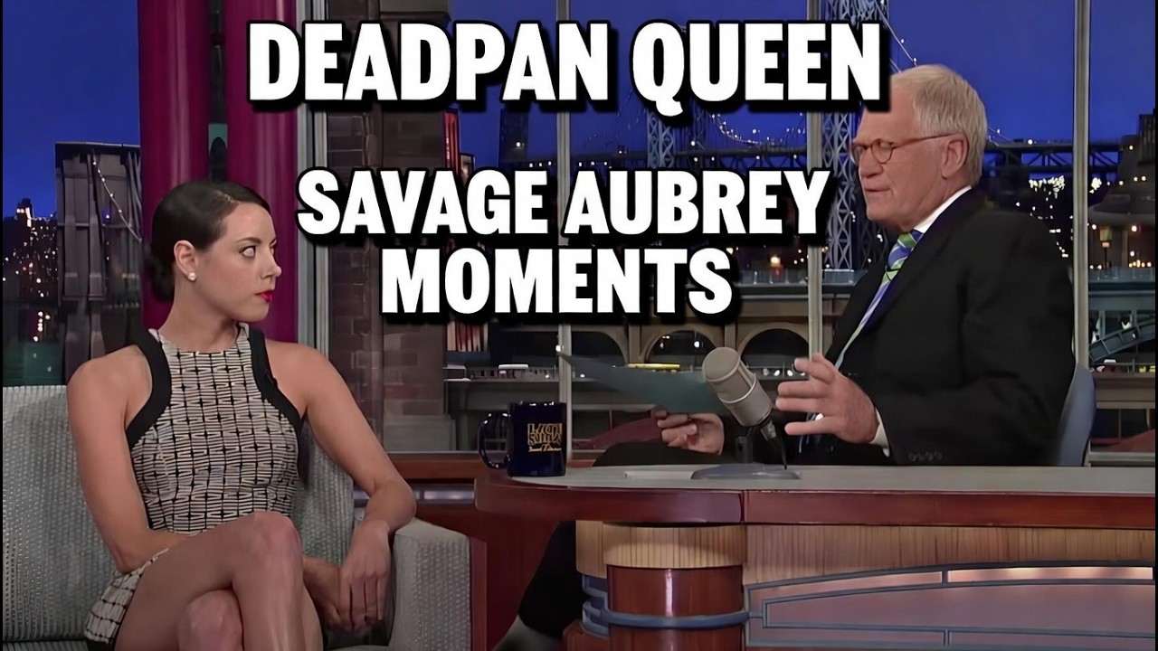 Aubrey Plaza’s Savage Letterman Interviews – She Did NOT Hold Back