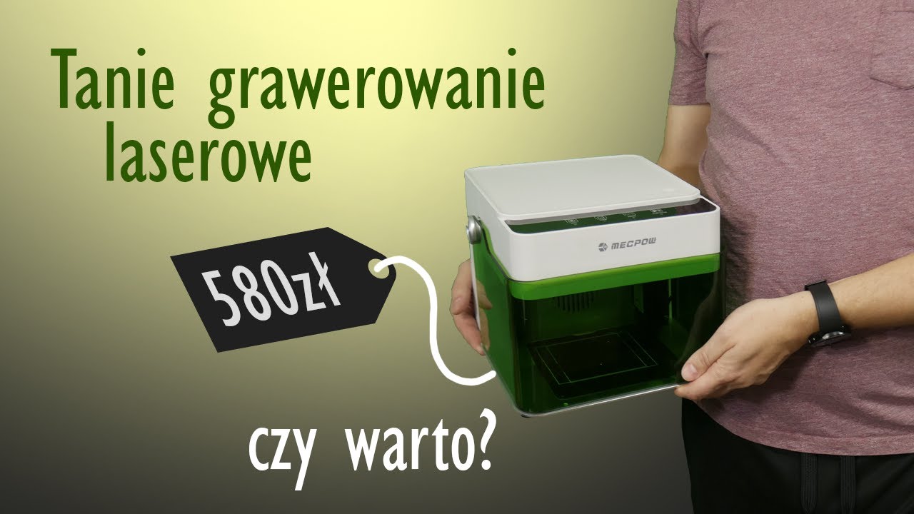 Mecpow M1 - tanie grawerowanie laserem w domu