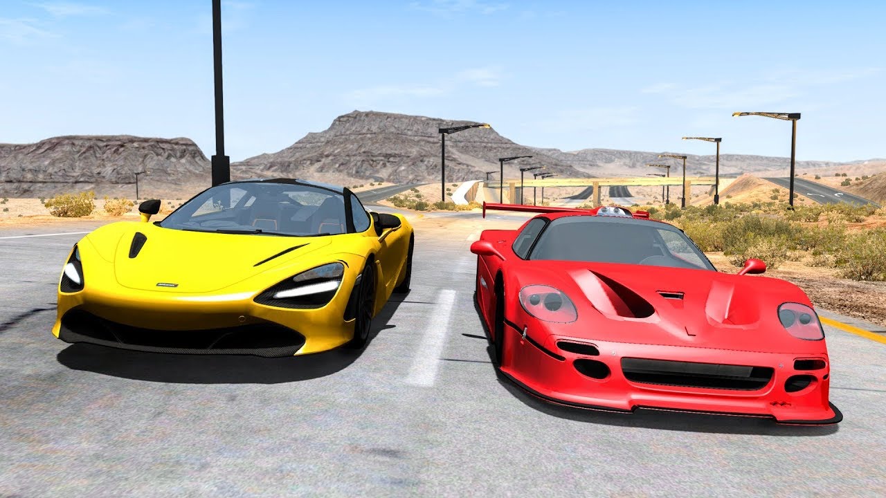 Street Racing Crashes #8 - BeamNG Drive | CrashBoomPunk