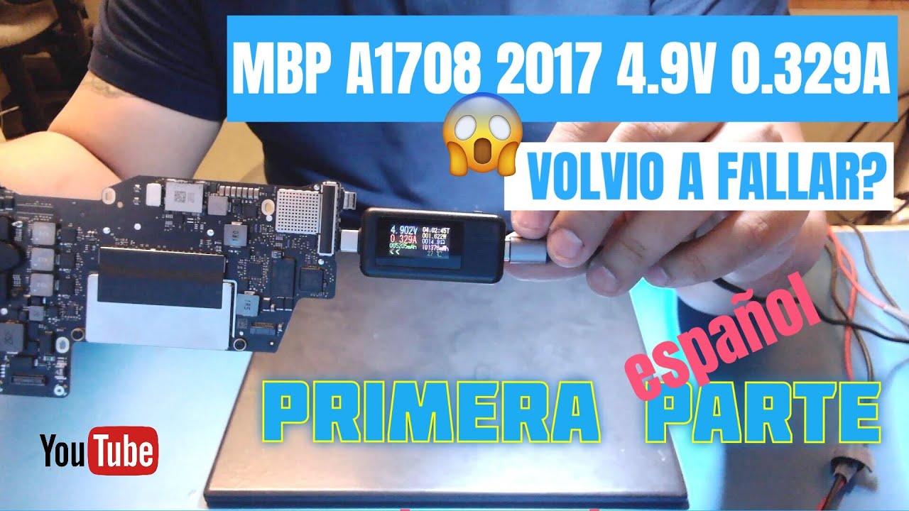 13-дюймовый MacBook Pro с проблемой включения (1 из 2 видео): пошаговое руководство по 4,9 В и 0,...