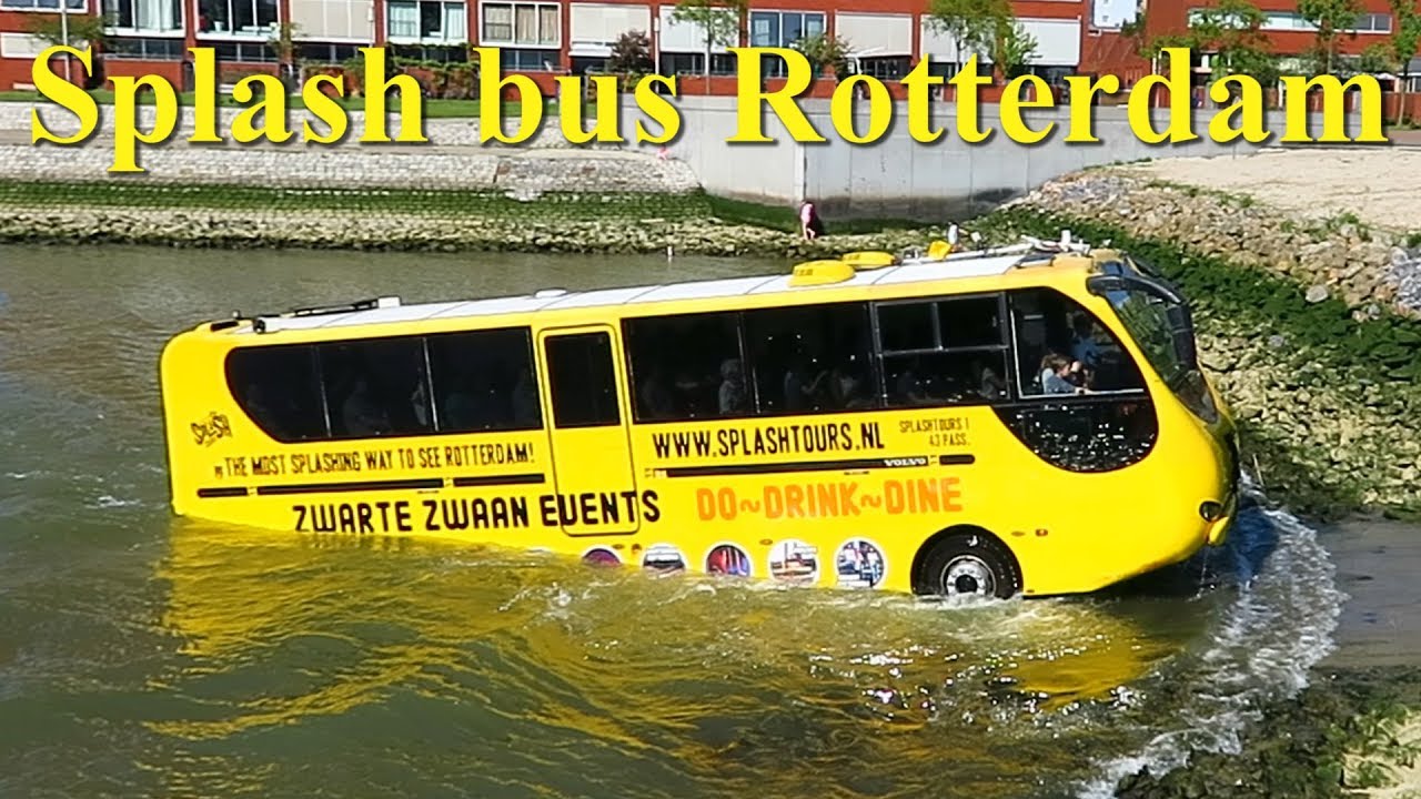 Splash bus : The special sailing bus in Rotterdam