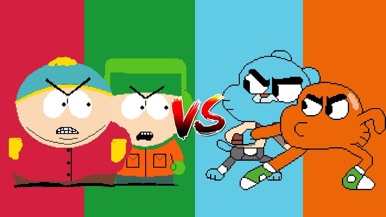 Mugen request 22 Kyle Cartman vs gumball darwin