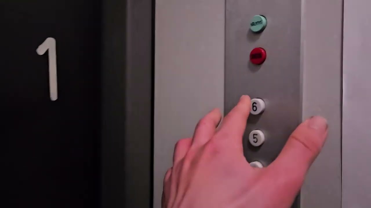 Last ride! 1969 ValmetSchlieren traction elevator/lift in Kankurinkatu 4–6B, Tampere