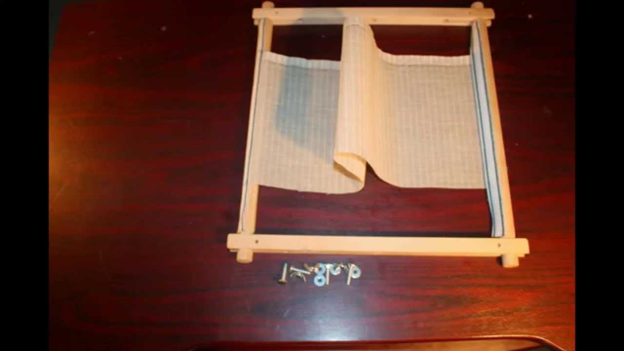 Gherghef reglabil- cum se pune panza de goblen pe gherghef