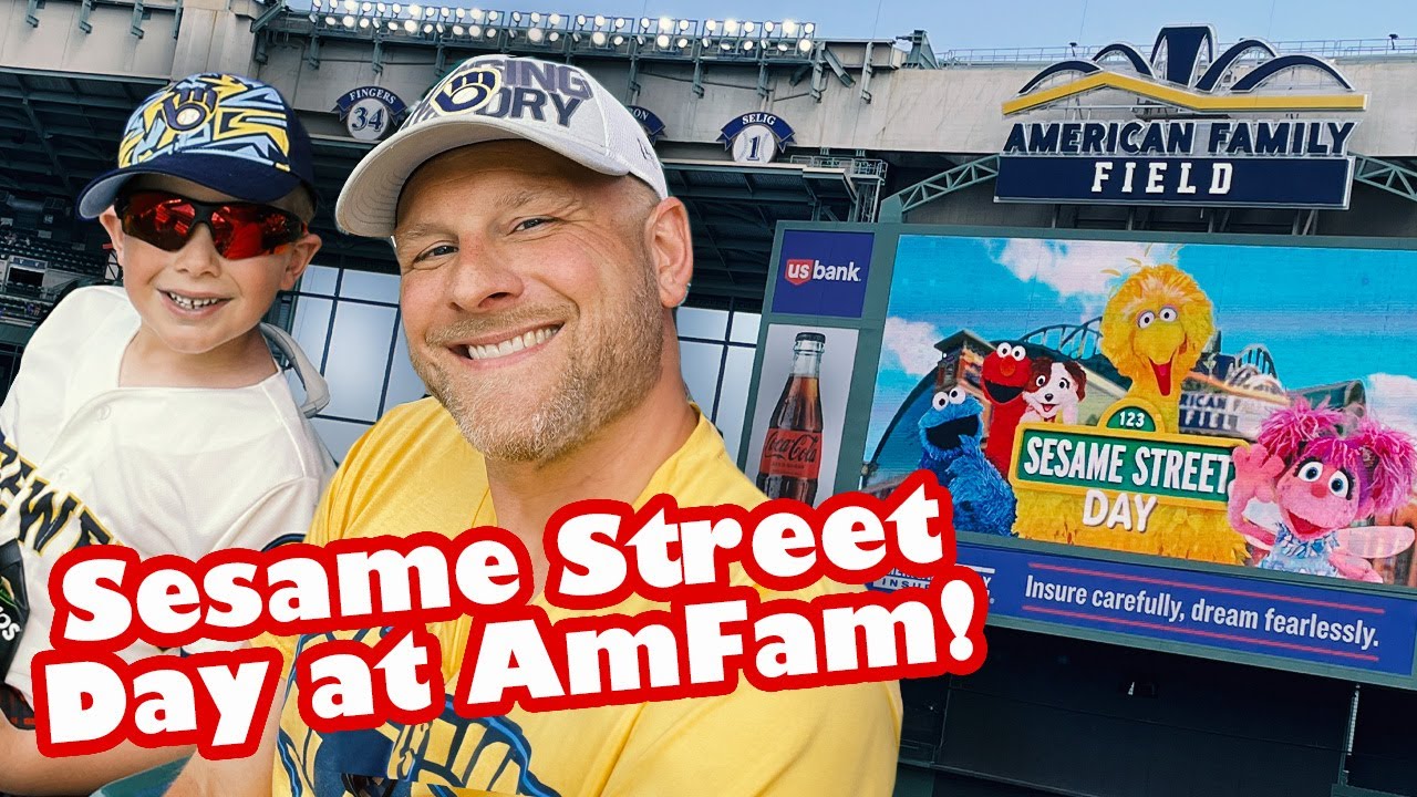 Sesame Street Day with the Milwaukee Brewers at American Family Field 7-8-23