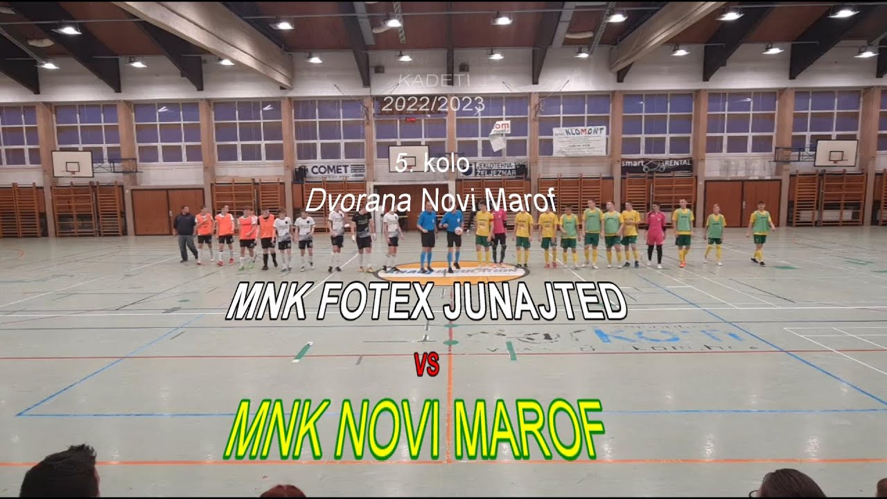 MNK Novi Marof vs MNK Fotex Junajted 2:6, 5.kolo 1HMNL kadeti 2022 2023