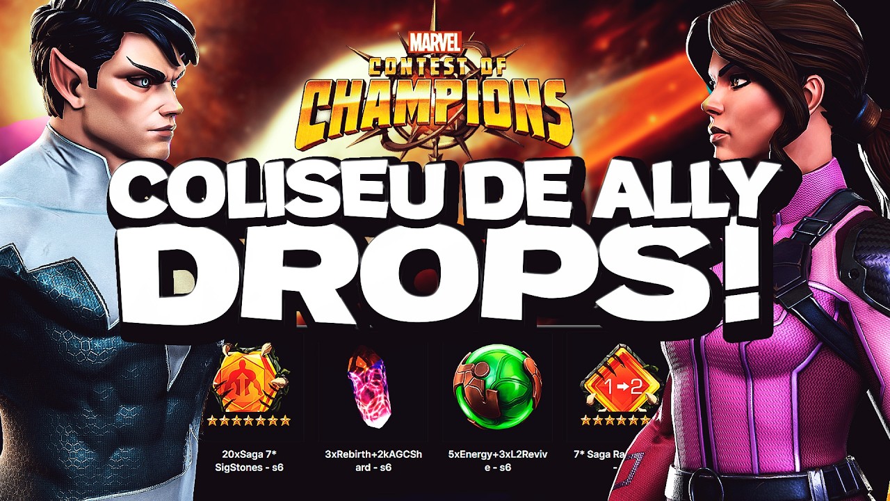 🔴 KATE CHEGOU NO COLISEU DE ALLY, BORA VER QUEM CONSEGUE MANDAR BEM! I Marvel Contest of Champions