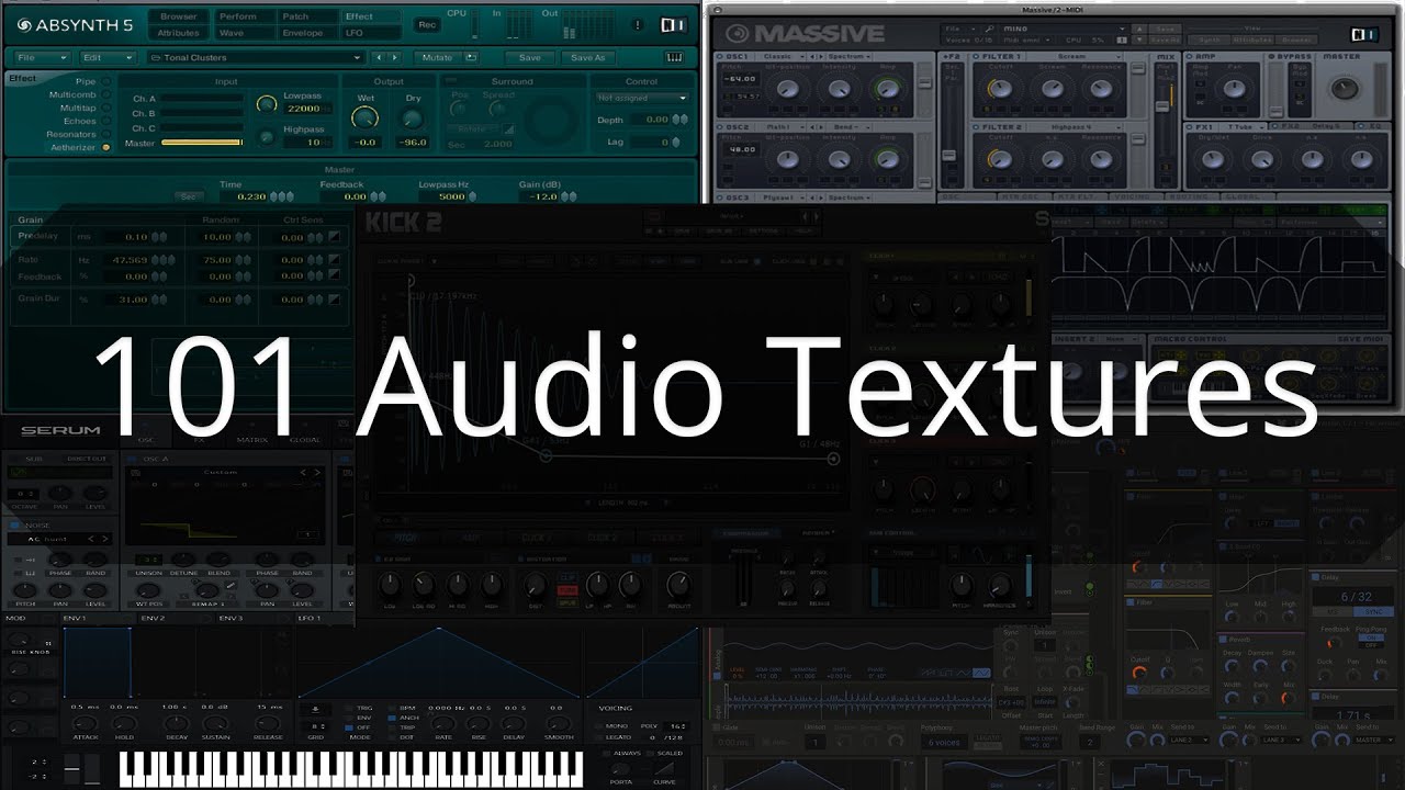 101 Audio Textures: An Exercise In Sound Synthesis