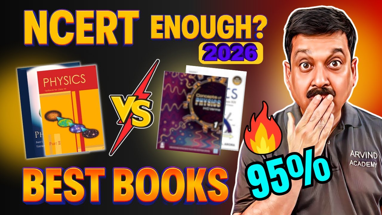 🔥 NCERT Sufficient for 95%+? Best Books Revealed for Boards 2026! | Topper’s Strategy Arvind Academy
