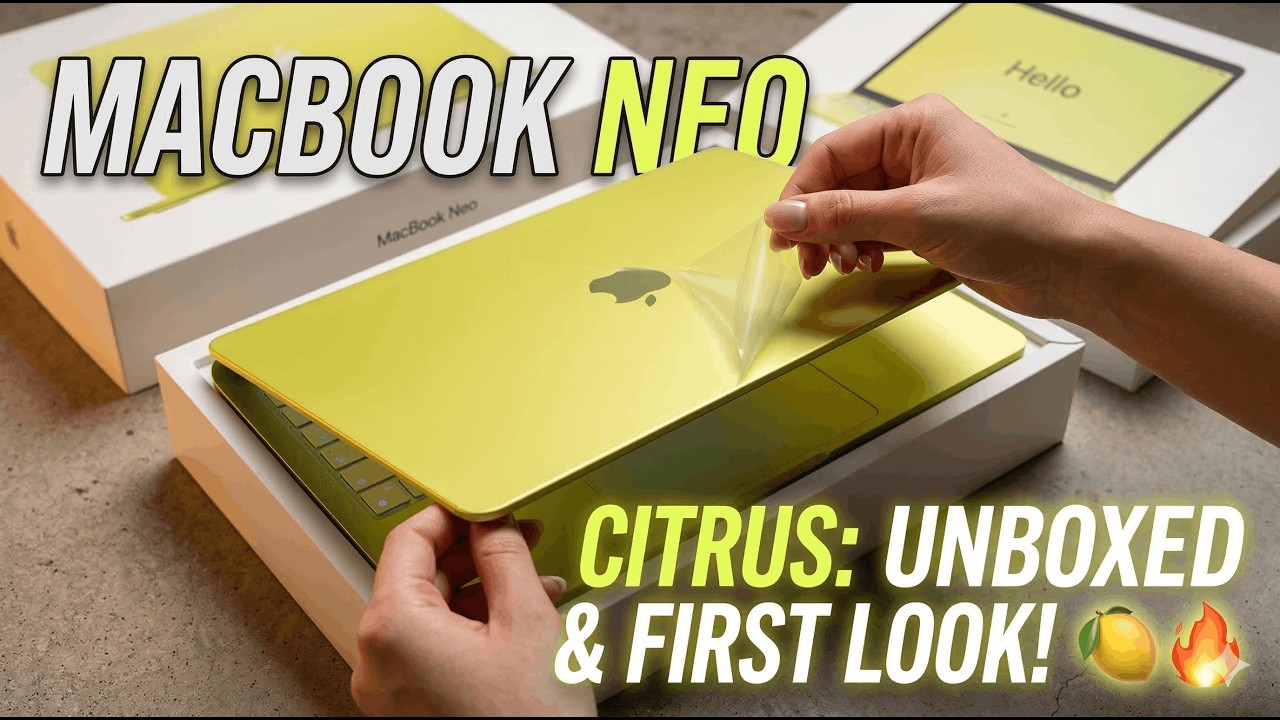 Распаковка MacBook Neo – самый интересный Mac от Apple на сегодняшний день!