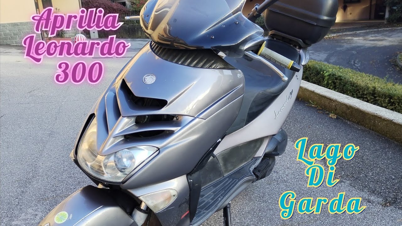 lago di Garda in scooter *strada della forra* Aprilia Leonardo 300