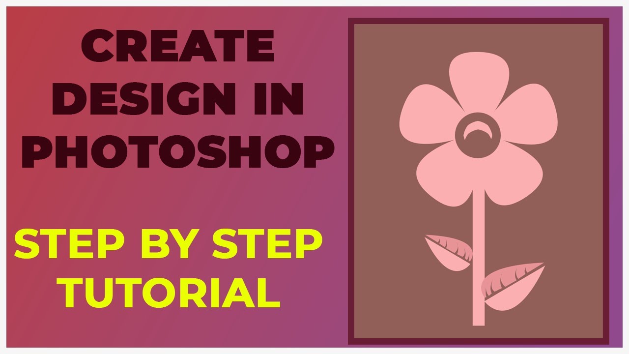 CREATE VECTOR SHAPE FLOWER IN PHOTOSHOP