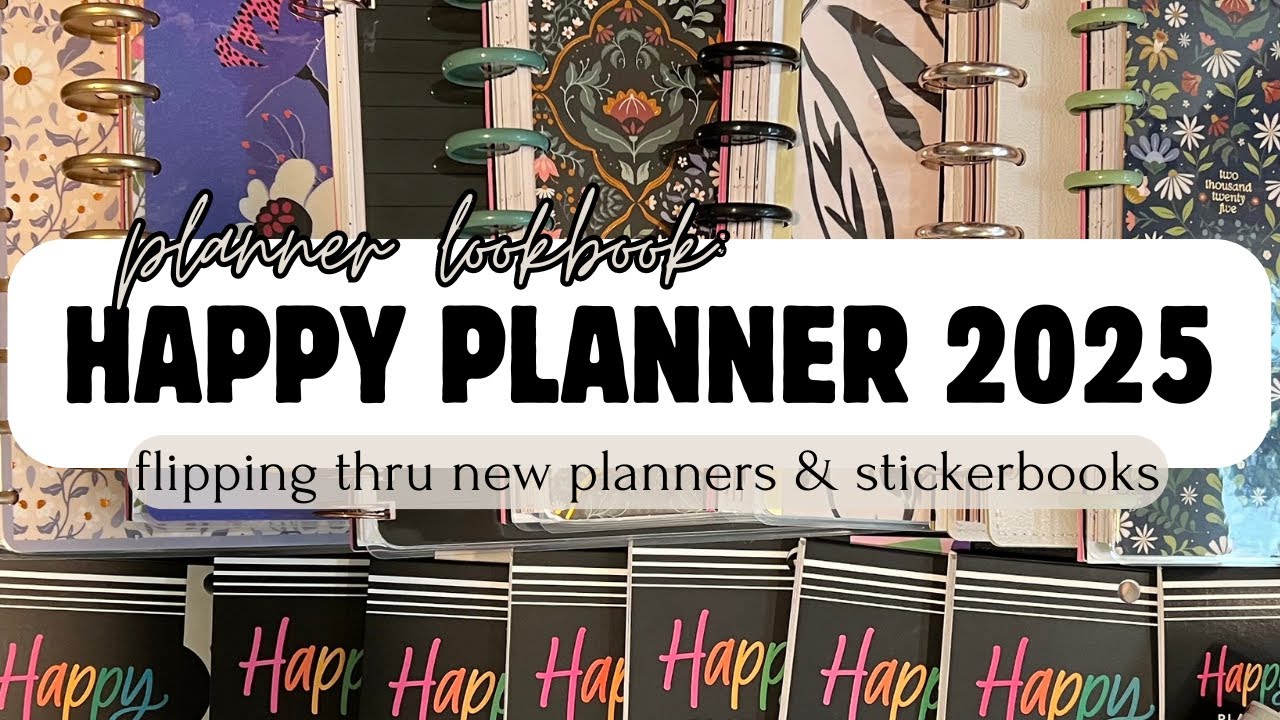 Happy Planner 2025 IS HERE! - Everything You Need to Know about the Fall Release!