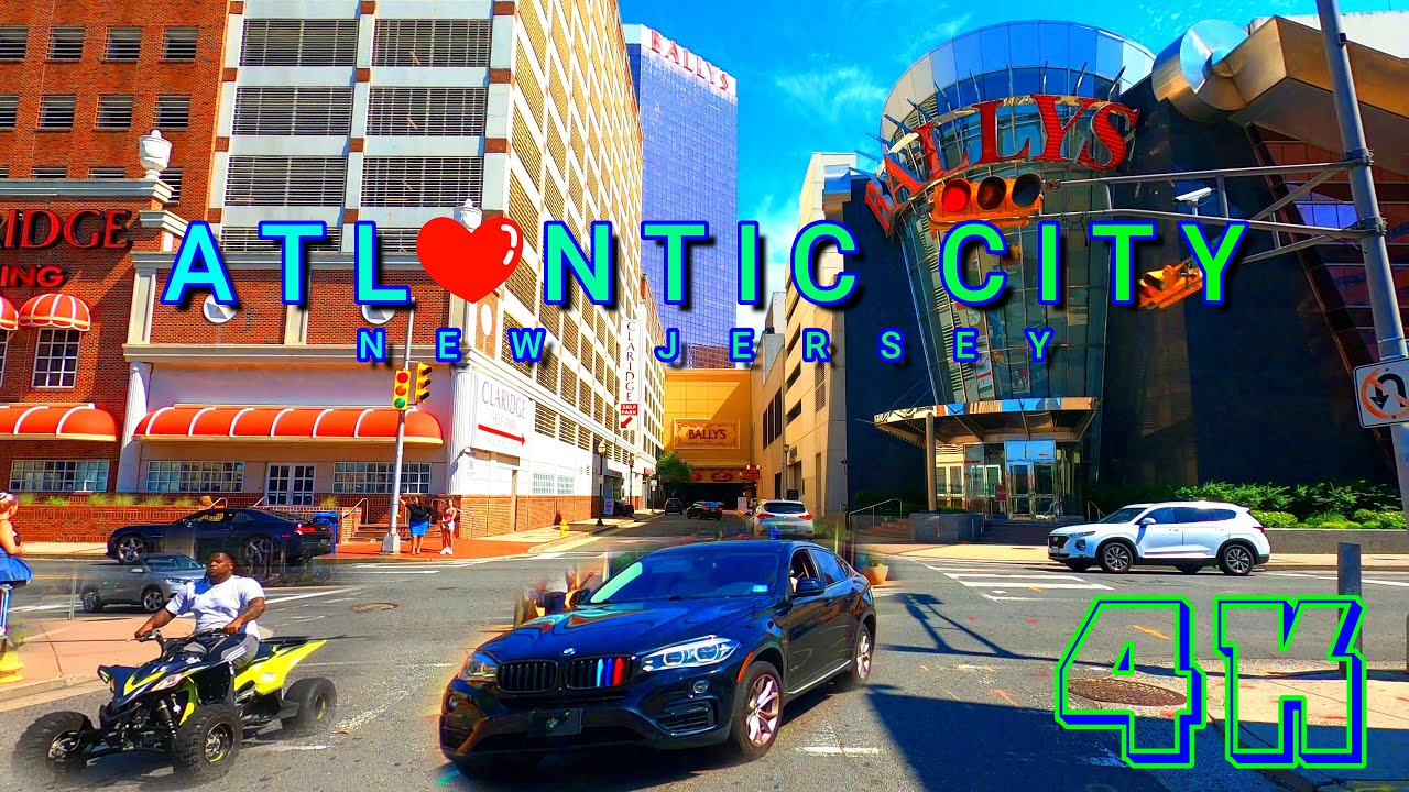 Atlantic City Drive Part 2, New Jersey USA 4K - UHD