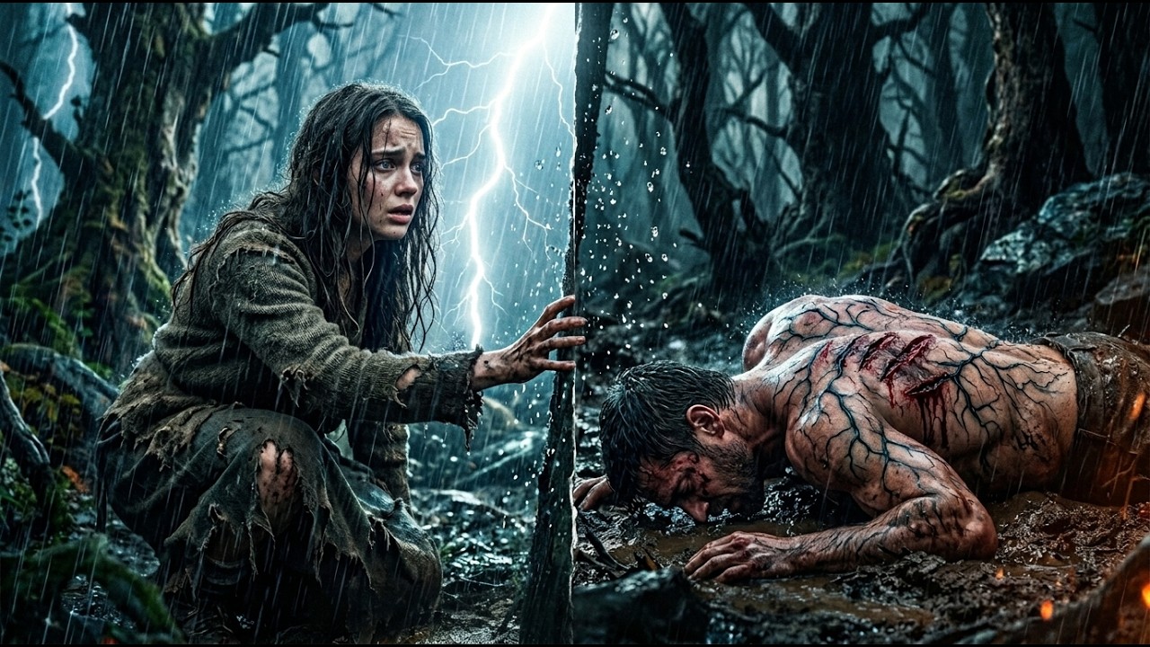 “La Mujer Pobre Dio Refugio a un Desconocido Durante la Tormenta… Era el Rey Alfa Herido”