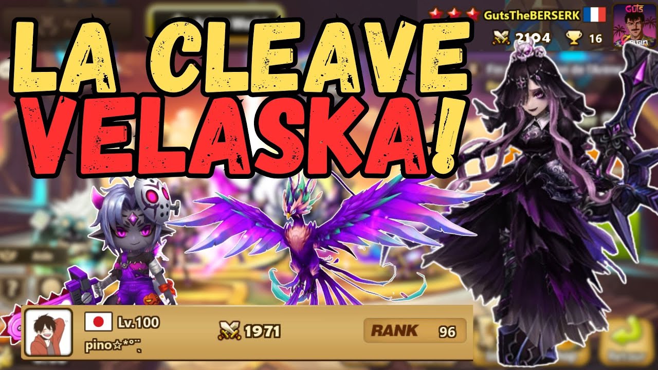 Une cleave Velaska toujours viable en G3 RTA ! SUMMONERS WAR
