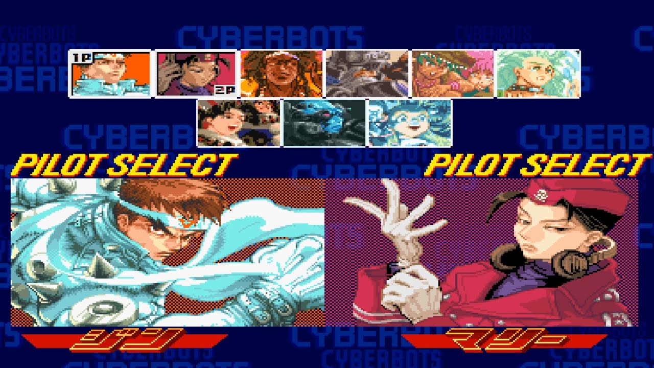 Cyberbots: Fullmetal Madness Все персонажи [PS1]