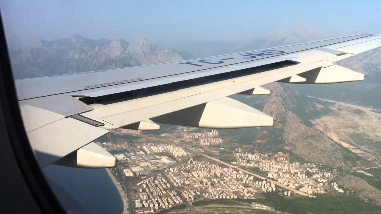Landing in Antalya - THY A321